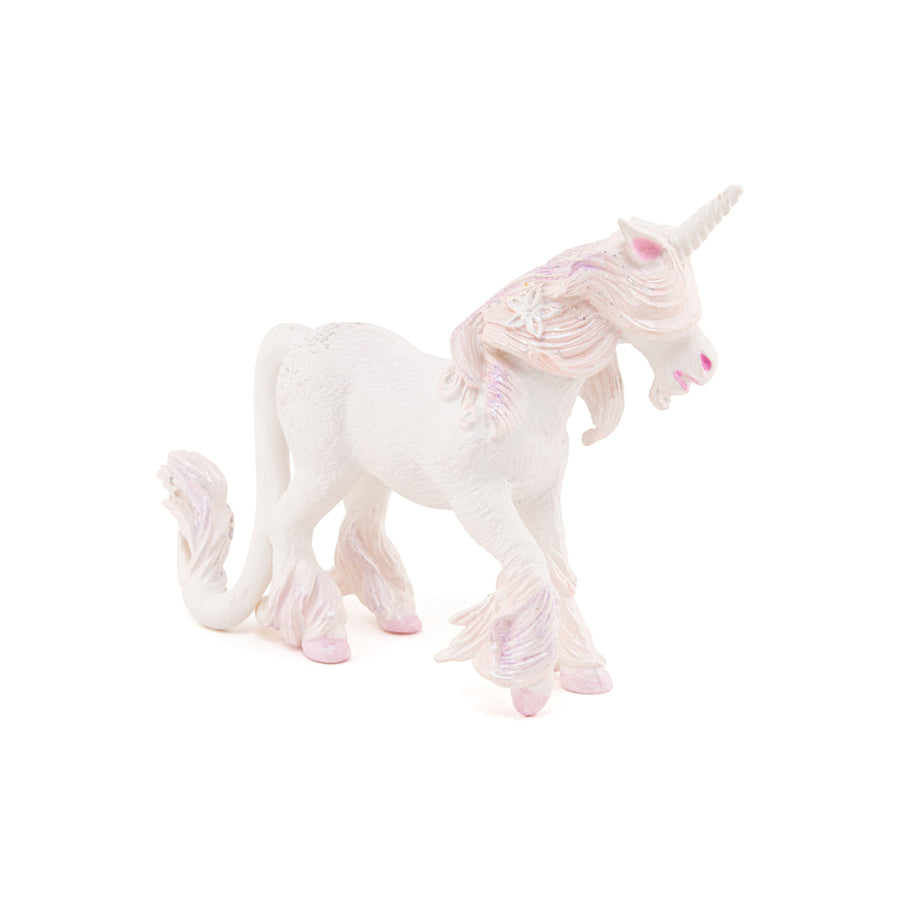 Figurine La licorne enchantée Papo en PVC, Collection Monde enchanté, jouet éducatif idéal pour enfants