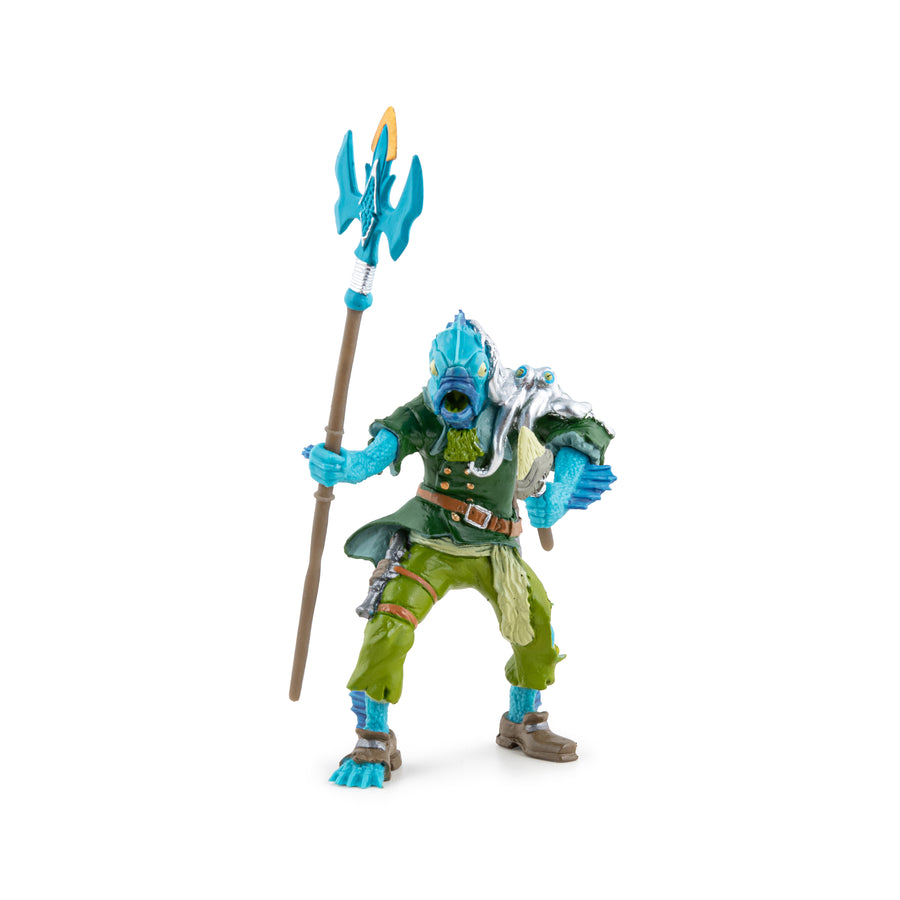 Figurine Pirate mutant poisson Papo en PVC, Collection Pirates et corsaires, jouet éducatif idéal pour enfants