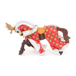 Cheval du Maître des armes cimier cerf Papo en PVC, Collection Médiéval, jouet éducatif idéal pour enfants et collectionneurs