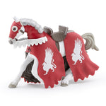 Cheval du chevalier griffon Papo en PVC, Collection Médiéval, jouet éducatif idéal pour enfants et collectionneurs