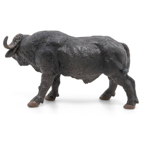 Figurine Buflfe Papo en PVC, thème savane, Collection Animaux sauvages, jouet éducatif idéal pour enfants et collectionneurs
