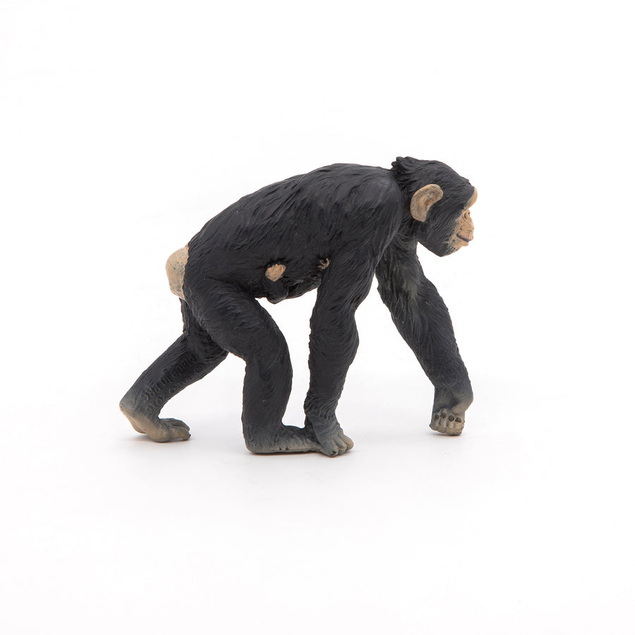 Chimpanzé et son bébé Papo en PVC, Collection Animaux sauvages, jouet éducatif idéal pour enfants et collectionneurs