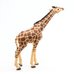 Figurine Girafe tête levée Papo en PVC, thème savane, Collection Animaux sauvages, jouet éducatif idéal pour enfants et collectionneurs