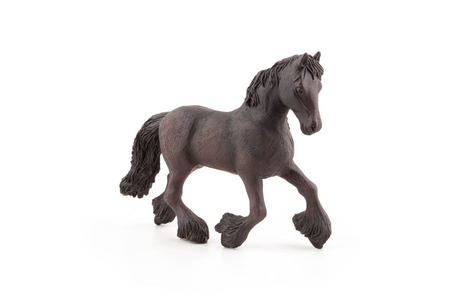 Cheval frison Papo en PVC, Collection chevaux, jouet éducatif idéal pour enfants et collectionneurs