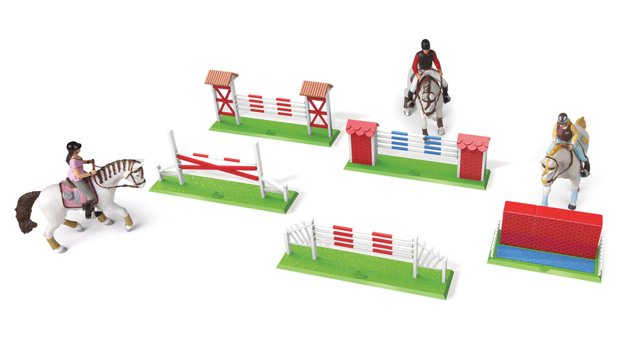 Set de concours Papo en PVC, Collection chevaux, jouet éducatif idéal pour enfants et collectionneurs